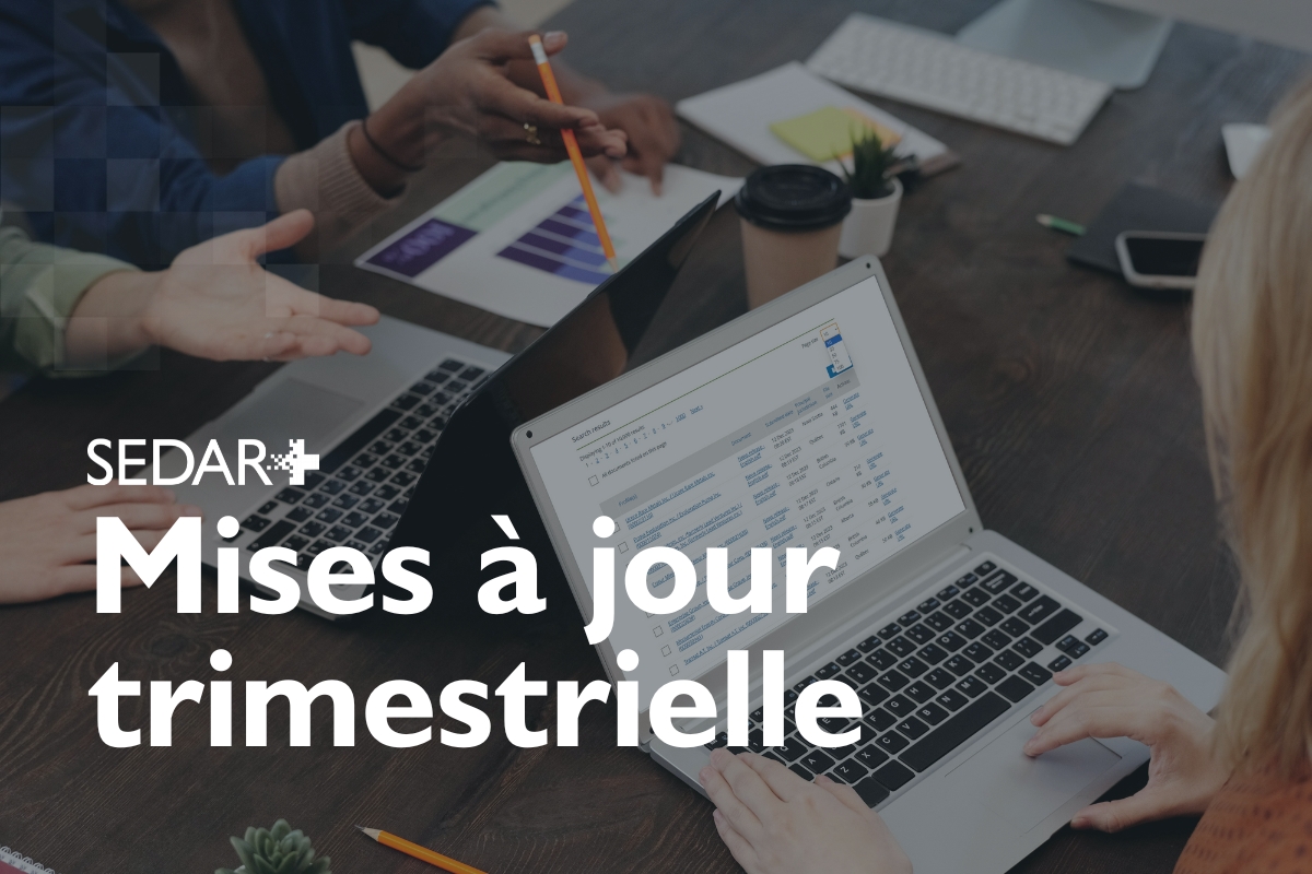 La mise à jour trimestrielle de SEDAR+ : août 2024  